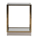 AICO Furniture Savannah Breeze End Table in Bright Gold - Bargain Furniture (Detroit, MI)