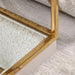 AICO Furniture Savannah Breeze End Table in Bright Gold - Bargain Furniture (Detroit, MI)
