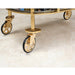 AICO Furniture Savannah Breeze Serving Cart in Bright Gold - Bargain Furniture (Detroit, MI)