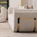 AICO Furniture Savannah Breeze Standard Sofa Cashmere in Bright Gold - Bargain Furniture (Detroit, MI)