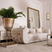 AICO Furniture Savannah Breeze Standard Sofa Cashmere in Bright Gold - Bargain Furniture (Detroit, MI)