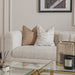 AICO Furniture Savannah Breeze Mansion Sofa Cashmere in Bright Gold - Bargain Furniture (Detroit, MI)