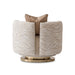 AICO Furniture Savannah Breeze Swivel Chair Cashmere in Bright Gold - Bargain Furniture (Detroit, MI)