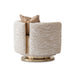 AICO Furniture Savannah Breeze Swivel Chair Cashmere in Bright Gold - Bargain Furniture (Detroit, MI)