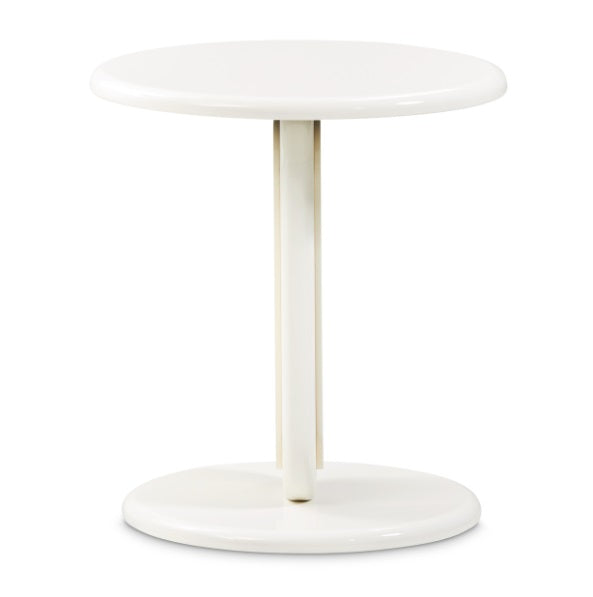AICO Furniture Sassani Accent Table in Pearl White/Gold - Bargain Furniture (Detroit, MI)