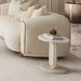 AICO Furniture Sassani Accent Table in Pearl White/Gold - Bargain Furniture (Detroit, MI)