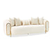 AICO Furniture Sassani Sofa Crepe in Gold - Bargain Furniture (Detroit, MI)