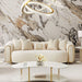 AICO Furniture Sassani Sofa Crepe in Gold - Bargain Furniture (Detroit, MI)