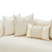 AICO Furniture Sassani Loveseat Crepe in Gold - Bargain Furniture (Detroit, MI)