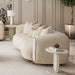 AICO Furniture Sassani Loveseat Crepe in Gold - Bargain Furniture (Detroit, MI)