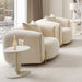 AICO Furniture Sassani Chair Crepe in Gold - Bargain Furniture (Detroit, MI)