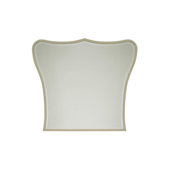 AICO London Place Vanity Mirror in Platinum - Bargain Furniture (Detroit, MI)