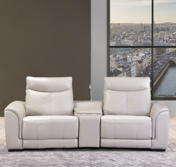 AICO Mia Bella Bentley 3pc Loveseat Set w/ Motion - Bargain Furniture (Detroit, MI)