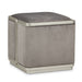 AICO Furniture Linea Ottoman in Silver Mist - Bargain Furniture (Detroit, MI)