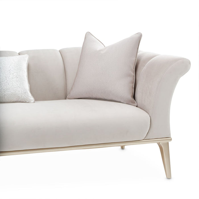 AICO Yvette Sofa in Porcini Medium Champagne - Bargain Furniture (Detroit, MI)