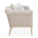 AICO Yvette Chair and A Half in Porcini Medium Champagne - Bargain Furniture (Detroit, MI)