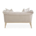 AICO Yvette Chair and A Half in Porcini Medium Champagne - Bargain Furniture (Detroit, MI)
