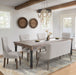 AICO Furniture Lighting Ranchero 6 Light Chandelier in Black - Bargain Furniture (Detroit, MI)