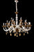 Aico Lighting Rundale 28 Light Chandelier in Clear and Chrome - Bargain Furniture (Detroit, MI)