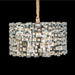 AICO Furniture Lighting Facets 6 Light Chandelier - Bargain Furniture (Detroit, MI)