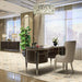 AICO Furniture Lighting Facets 12 Light Chandelier - Bargain Furniture (Detroit, MI)
