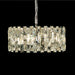 AICO Furniture Lighting Baguette 8 Light Chandelier in Clear - Bargain Furniture (Detroit, MI)