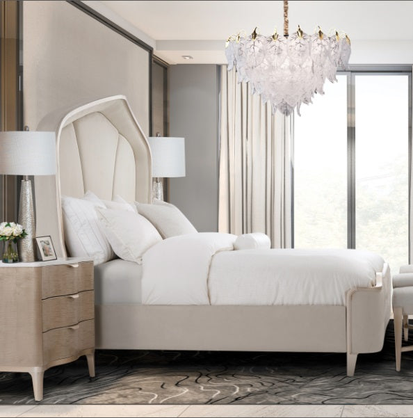 AICO Furniture Lighting Autumn 21 Light Chandelier in Clear - Bargain Furniture (Detroit, MI)