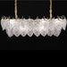 AICO Furniture Lighting Autumn Rectangular Light Chandelier in Clear - Bargain Furniture (Detroit, MI)