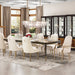 AICO Furniture Lighting Autumn Rectangular Light Chandelier in Clear - Bargain Furniture (Detroit, MI)