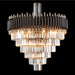 AICO Furniture Lighting Symphony Round 24 Light Chandelier in Clear - Bargain Furniture (Detroit, MI)