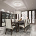 AICO Furniture Lighting Cool Breeze 10 Light Chandelier in Clear - Bargain Furniture (Detroit, MI)