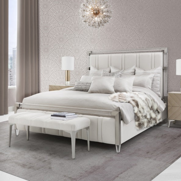 AICO Furniture Lighting Bouquet 18 Light Round Chandelier in Gold - Bargain Furniture (Detroit, MI)