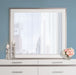 AICO Marquee Wall Mirror in Cloud White - Bargain Furniture (Detroit, MI)