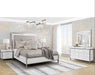 AICO Marquee Queen Panel Bed in Cloud White KI-MRQEQN-108 - Bargain Furniture (Detroit, MI)