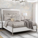 AICO Marquee Cal King Panel Bed in Cloud White - Bargain Furniture (Detroit, MI)