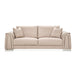 AICO Furniture Mia Bella Bergamo Sofa in Stainless Steel - Bargain Furniture (Detroit, MI)