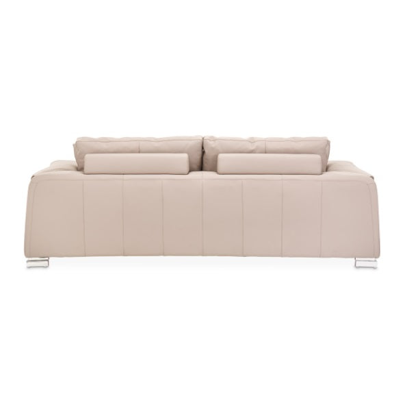 AICO Furniture Mia Bella Bergamo Sofa in Stainless Steel - Bargain Furniture (Detroit, MI)