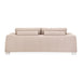 AICO Furniture Mia Bella Bergamo Sofa in Stainless Steel - Bargain Furniture (Detroit, MI)