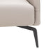 AICO Furniture Mia Bella Bergamo Accent Chair in Stainless Steel - Bargain Furniture (Detroit, MI)