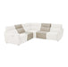 AICO Furniture Verona Armless Chair in Light Gray image