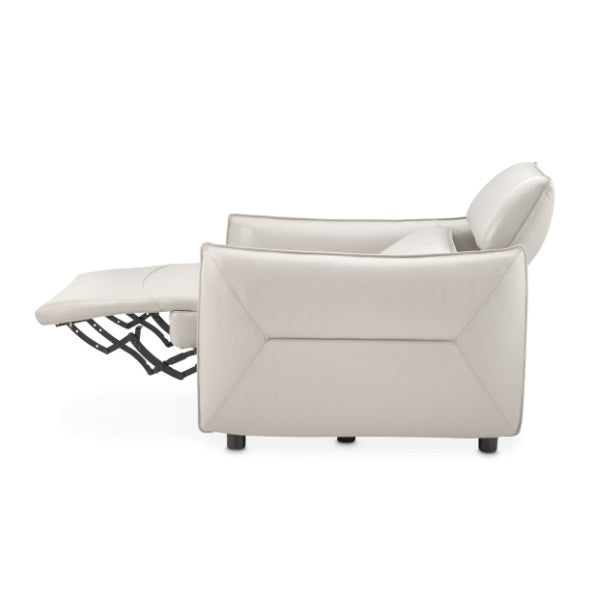 AICO Furniture Verona Matching Chair in Light Gray - Bargain Furniture (Detroit, MI)