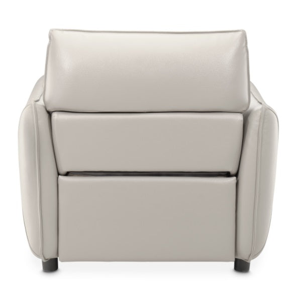 AICO Furniture Verona Matching Chair in Light Gray - Bargain Furniture (Detroit, MI)