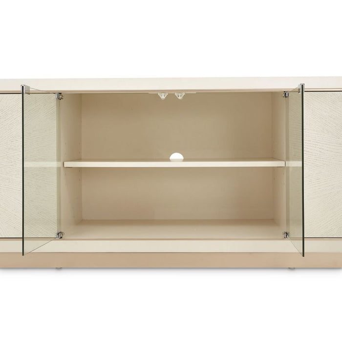 AICO La Rachelle Media Cabinet in Medium Champagne - Bargain Furniture (Detroit, MI)