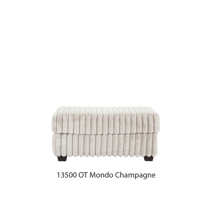 MONDO CHAMPAGNE 3 PIECES LIVING ROOM SET - Bargain Furniture (Detroit, MI)