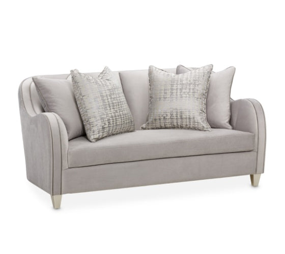 AICO Furniture Roxbury Park Loveseat in Slate - Bargain Furniture (Detroit, MI)