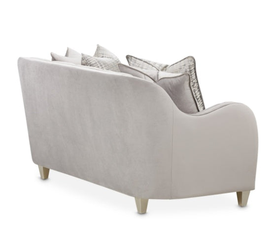 AICO Furniture Roxbury Park Loveseat in Slate - Bargain Furniture (Detroit, MI)