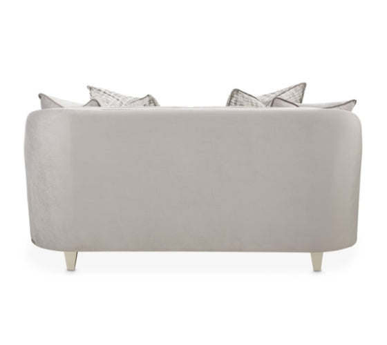 AICO Furniture Roxbury Park Loveseat in Slate - Bargain Furniture (Detroit, MI)