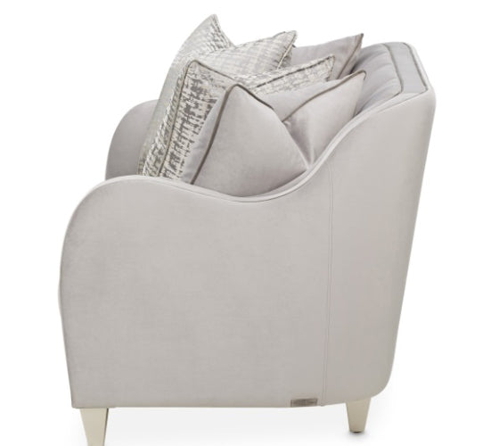 AICO Furniture Roxbury Park Loveseat in Slate - Bargain Furniture (Detroit, MI)