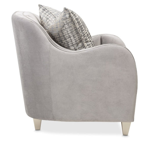 AICO Furniture Roxbury Park Matching Chair in Slate - Bargain Furniture (Detroit, MI)
