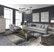 AICO Furniture Roxbury Park Matching Chair in Slate - Bargain Furniture (Detroit, MI)